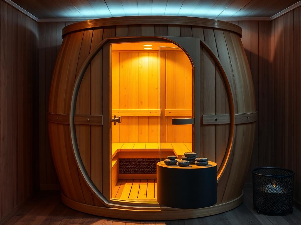 Cedar Barrel Sauna