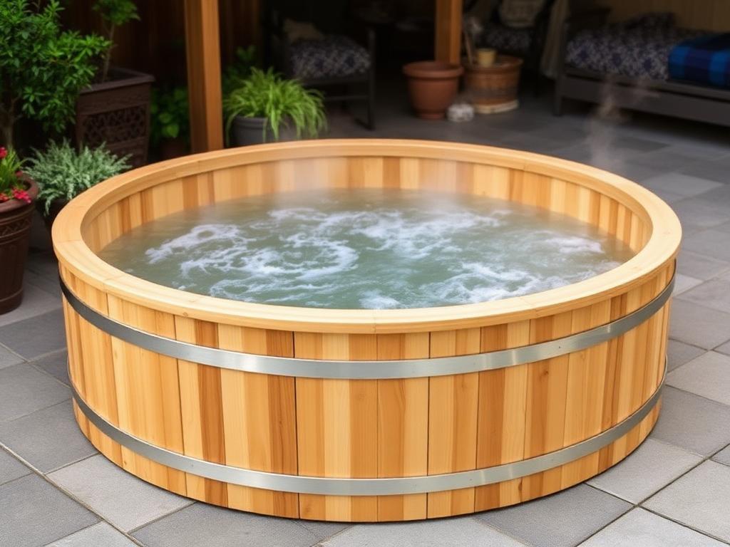 Family Wood Fired Tub